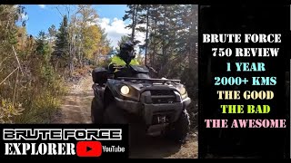 BRUTE FORCE 750 REVIEW  The Good The Bad The Awesome [upl. by Sherilyn]