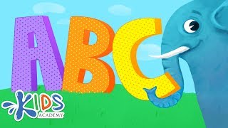 ABC Letters for Kids  Full English Alphabet for Preschool amp Kindergarten  Kids Academy [upl. by Epp249]