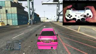 PS3 GTA5 GTAO ドリフトのコツ！？実況動画 [upl. by Artemahs]