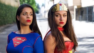 WONDER WOMAN VS SUPERWOMAN ep 3  Inanna Sarkis amp Lilly quotIISuperwomanIIquot Singh [upl. by Atilemrac]