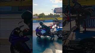 Hotboi vs Goldmouth fun horsepower grudge viral dragracing streetbike dragracinglife [upl. by Ethel209]