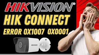 Hikvision Offline 0x1007 error WATCH ME FIXING IT [upl. by Okihsoy]