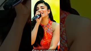 kannazhaga sruthi Hassan singing [upl. by Leakcim]