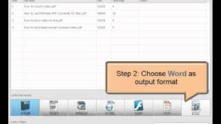 Convert PDF to Worddoc for FREE with PDFMate 140 [upl. by Avera]