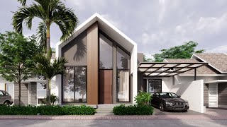 Sketchup House Design 16 11x9 meter Enscape 30 Realtime Rendering [upl. by Kado]