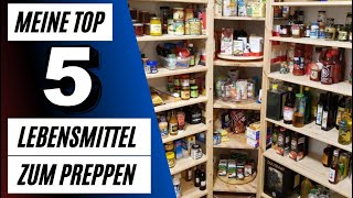 Top 5 Lebensmittel zum preppen  Günstig und lange haltbar [upl. by Nrubua529]