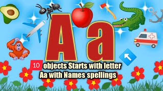 ABC song for kidsphonics letter A songCocomelon nursery rhymes for toddlersCoComelon [upl. by Ramedlav88]