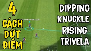 Hướng dẫn 4 cách dứt điểm đẹp mắt hiệu quả Pes Mobile  Tutorial 4 Skill shot Pes mobile [upl. by Joni]