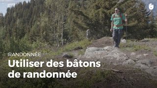 Comment bien utiliser ses bâtons de randonnée  Randonnée [upl. by Auhs370]