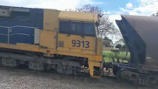 coal trains and regional service passing singleton station [upl. by Pamella]