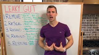 5 Steps to Heal Leaky Gut amp Autoimmune Disease with Dr Josh Axe [upl. by Irisa257]