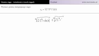 Oblicz granicę ciągu  twierdzenie o 3 ciągach  przykład 2 [upl. by Beck]