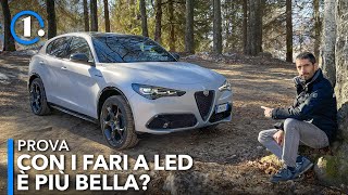 Ok i fari LED ma è ancora BELLA DA GUIDARE  Alfa Romeo Stelvio 2023 [upl. by Rehttam901]