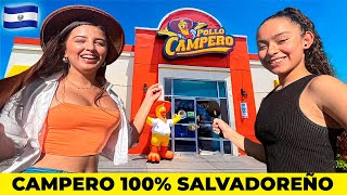 POLLO CAMPERO es 100 SALVADOREÑO 🇸🇻 La VERDAD brenlaviajera [upl. by Pul234]