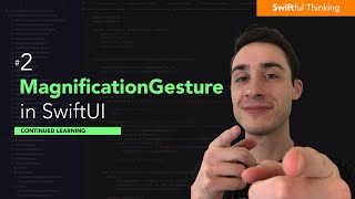 How to use MagnificationGesture in SwiftUI  Continued Learning 2 [upl. by Enifesoj875]