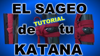 COMO ATAR EL SAGEO DE TU KATANA TUTORIAL RONINSAMURAI ✅ [upl. by Wedurn]