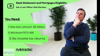 SelfEmployed Bank Statement Mortgages Eligibility And Guidelines [upl. by Baalman]