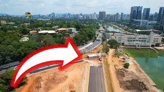 OBRAS DESVIO DA MARGINAL PINHEIROS AVANÇA E JÁ VEMOS O NOVO TÚNEL DE ACESSO PRA O SHOP CID JARDIM [upl. by Aihk263]