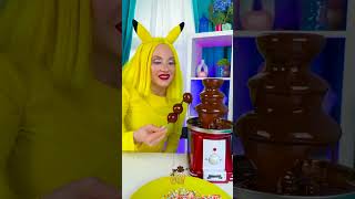 Epic Chocolate Fountain Hack 🍫✨ 123go hack food [upl. by Bibi672]