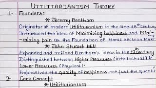 Utilitarianism Theory  Hedonistic Calculus Bentham amp Mill  Jurisprudence  lawtitansalok [upl. by Korrie]