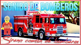 Sonido Sirena de Bomberos  Alarma de BOMBEROS SONIDO [upl. by Minda]