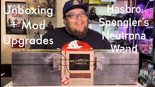 WHO YOU GONNA CALL GHOSTBUSTERS Hasbro Spengler’s Neutrona Wand Unboxing  Mods Upgrade [upl. by Vins]