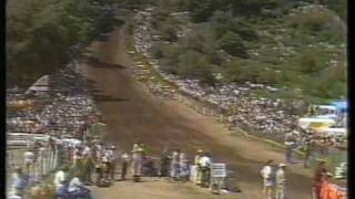 British 500cc Motocross GP Hawkstone Park 1984 Part 2 [upl. by Hodosh]