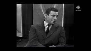 Entrevue avec Yves Montand en 1959 lors de son passage à Montréal [upl. by Greyson]