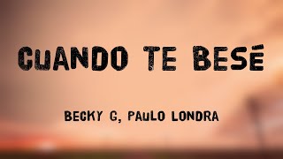 REACCIÓN CON MI NOVIA Becky G Paulo Londra  Cuando Te Besé Official Video FabioReacciona [upl. by Einitsed]