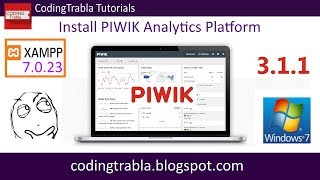 Install Piwik 311 Analytics Platform on Windows 7 localhost via XAMPP 7023  php7  byAO [upl. by Nilyaj]