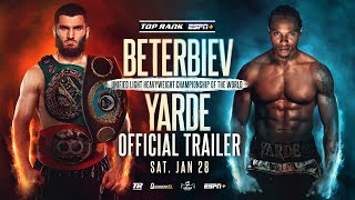 Artur Beterbiev vs Anthony Yarde  OFFICIAL TRAILER  3 BELTS ON THE LINE IN LONDON [upl. by Dario]