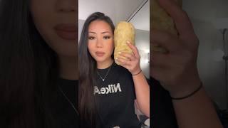 Huge Chipotle Burrito 🔥🌯 mukbang youtubeshorts food foodie asmr shorts chipotle [upl. by Alekehs647]