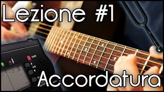 Lezione di Chitarra 1 Accordatura standard EADGBe [upl. by Yotal560]