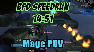 BFD Speedrun 1451  Mage POV  Season of Discovery [upl. by Nwahsd]