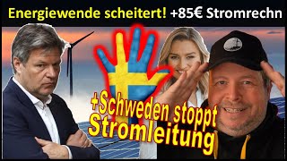 Energiewende Kosten Mai 85 € Jeder onTop Schweden stoppt Stromleitung nach D [upl. by Raffaello]