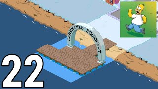 The Simpsons Tapped Out  Full Gameplay  Walkthrough Part 22 IOS Android  Squidport Entrance [upl. by Nahgeem307]