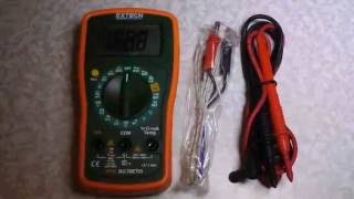 Extech MN35 Digital Mini Multimeter detailed look [upl. by Goto]