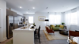 The Clara by Broadstone Models with Audio Description  Norcross GA Apartments  Greystar [upl. by Ellerol205]