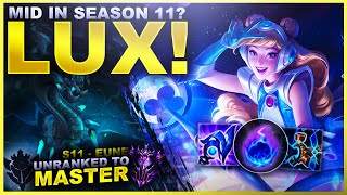 CAN YOU PLAY LUX IN S11  Unranked to Master EUNE Edition  League of Legends [upl. by Noni585]