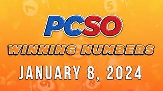 P622M Jackpot Grand Lotto 655 2D 3D 4D and Mega Lotto 645  January 8 2024 [upl. by Shoshanna208]