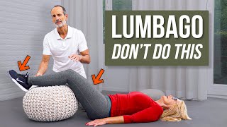 Lumbago Exercises  Quick Low Back Pain Relief [upl. by Leuname]