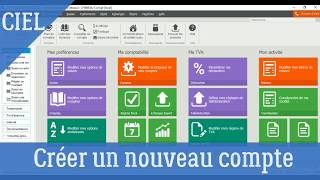 Création dun compte comptable dans Ciel Comptabilité [upl. by Giverin]