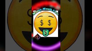 Drawing the MoneyMouth Face Emoji Fun amp Easy [upl. by Lief952]