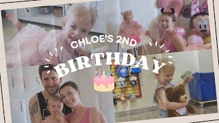 oh TWOdles Chloés 2nd birthday Minnie Mouse theme party Build A Bear birthday [upl. by Delainey177]