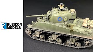 Rubicon Models 156 M4A4 Sherman Build and Paint Bolt Action [upl. by Mansfield689]