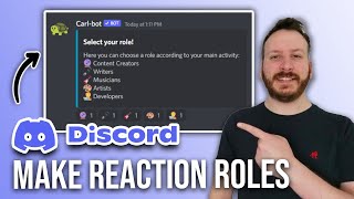 How To Make Reaction Roles On Discord [upl. by Elvira442]