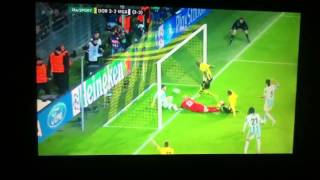 Dortmund 32 Malaga Santana goal [upl. by Digirb132]