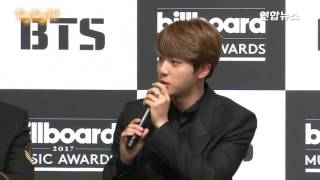 ENG SUB BTS  BBMAs Press Conference 170529 Part 1 [upl. by Icken854]