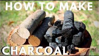 How To Make Charcoal Briquettes  At Home [upl. by Orsino]