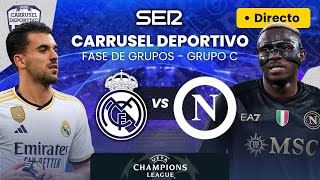 🏆⚽️ REAL MADRID vs NÁPOLES  Fase de Grupos UEFA Champions League EN DIRECTO [upl. by Nelav536]